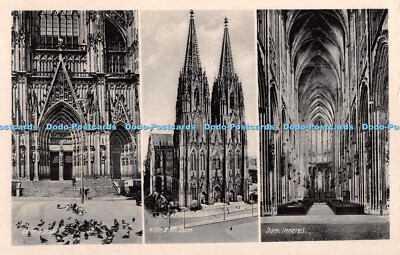 R321176 Domportal Köln Rh Dom Dom Inneres D T V Mehransicht