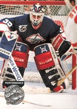 1991 Pro Set Platinum #285 Bob Essensa Winnipeg Jets
