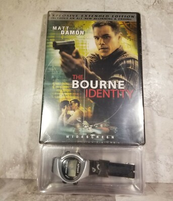 The Bourne Identity (2004, Explosive, Extended Edition - Widescreen) with Watch