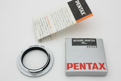 [Near Mint] PENTAX Reverse Adapter K 49mm w/Box Asahi from Japan *1022 ...