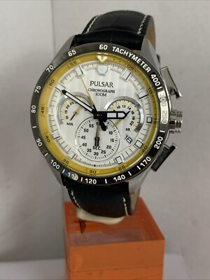 Pulsar by SEIKO Pu2029x1 Vk63-x001 Chronograph RARE Gents Watch
