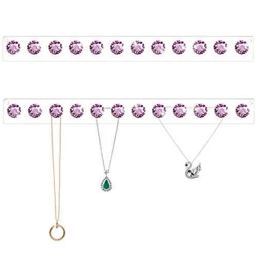 Acrylic necklace clearance wall rack