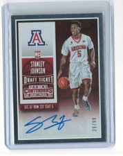 STANLEY JOHNSON 2015 PANINI CONTENDERS DRAFT TICKET FOIL AUTO RC #D 29/99