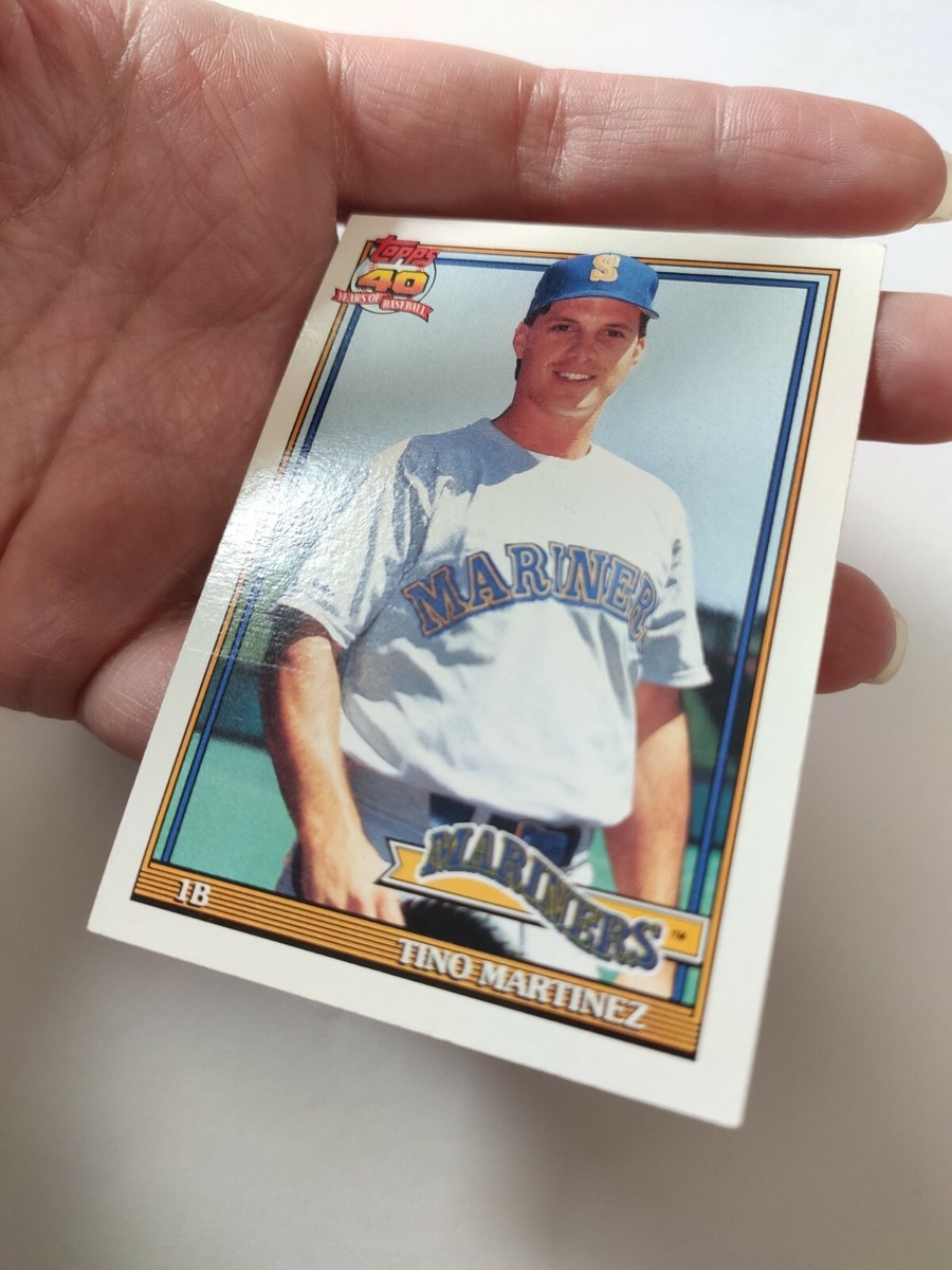 1991 Topps Baseball Card #482 Tino Martinez Seattle Mariners