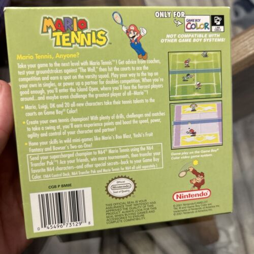 Mario Tennis (Nintendo Game Boy Color, 2001) - Picture 3 of 7