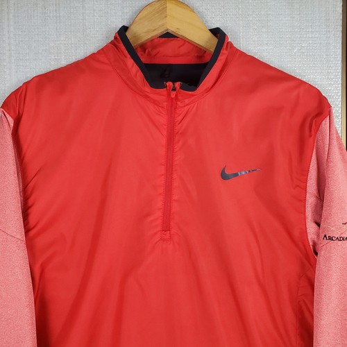 NIKE GOLF x ARCADIA BLUFFS Size Medium Mens Hardshell 1/2 Zip Windbreaker Jacket - Picture 10 of 12