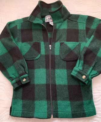 plaid zip up jacket