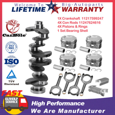 Engine Overhaul Rebuild Kit For BMW 228i N20 N26 2.0 Turbocharged 11217640165 US