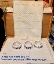Ebay Branded BOPP Packaging 3 Tape & 20 Envelopes 14.5" x18.5" & 20 Tissue Paper