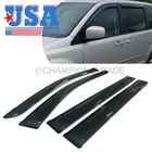 Outside Mount Window Visors Sun Shade Rain Guard for Dodge Grand Caravan 2008-18