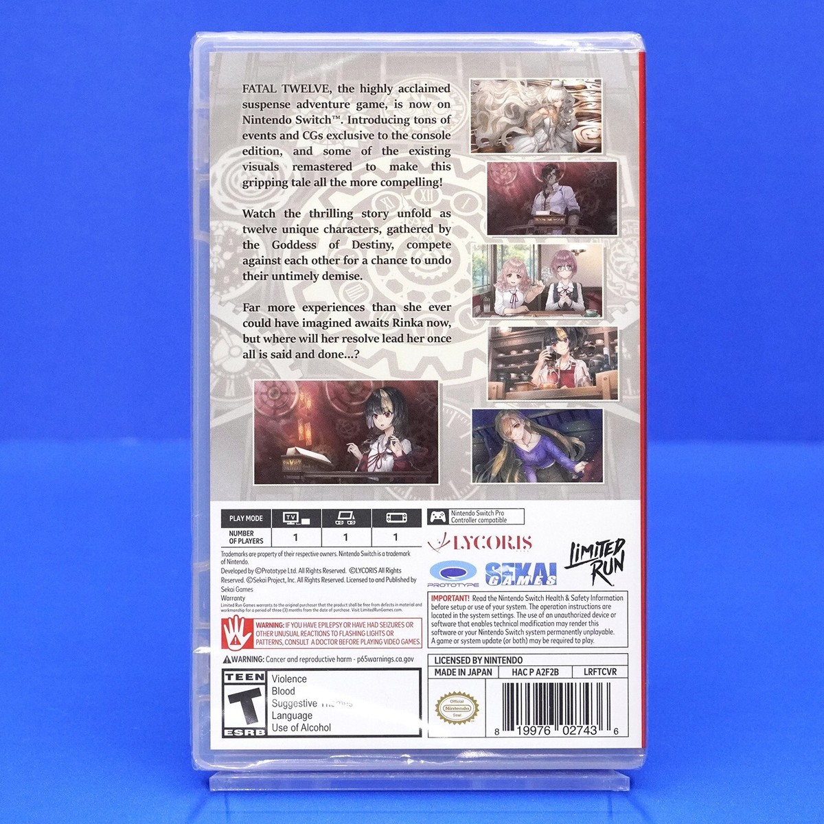 Fatal Twelve (Nintendo Switch) Limited Run Games | eBay