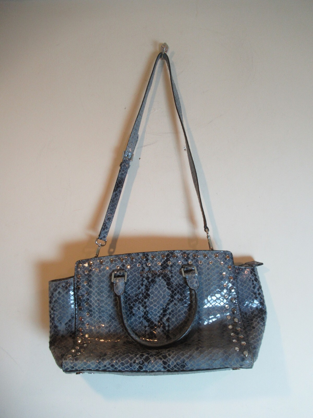 MICHAEL KORS SHOULDER BAG PYTHON EMBOSSED LEATHER… - image 3