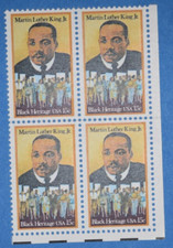 US Scotts# 1771 - Martin Luther King Jr 15 cent Block of 4 MNH