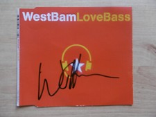 WestBam DJ autograph signed CD cover "Love Bass"