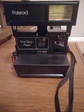 Vintage Polaroid One Step Close Up Instant Camera W/ Strap