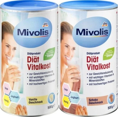 Mivolis Mahlzeitenersatz Diät-Vitalkost-Pulver 500g Vegetarisch