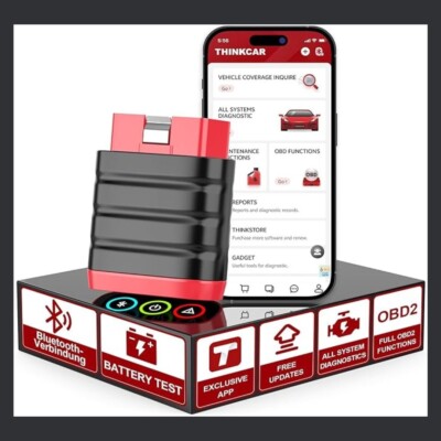 Thinkdiag mini Profi KFZ OBD2 Diagnosegerät Alle Systeme Bluetooth Codeleser DE