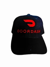 Doordash Hat Baseball Cap Hat Delivery Driver Adjustable Back Strap Dad Mom Hat