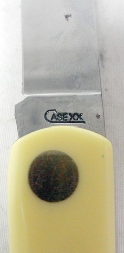 Vintage Case XX 3137 Sod Buster Jr Miniature Yellow Handle Folding Pocket Knife - Picture 9 of 12