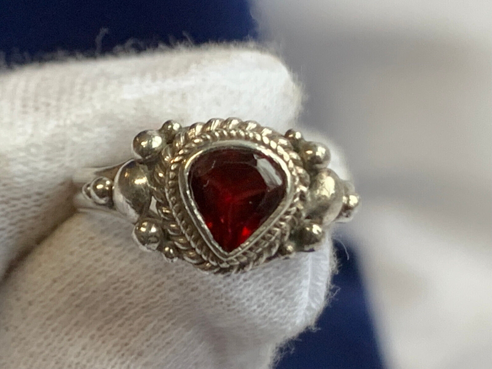 Sterling Silver Ring 4.68g Fine Jewelry Sz 6.75 G… - image 14