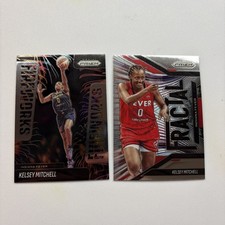 2025 Panini Prizm Kelsey Mitchell #6 Fireworks - Indiana Fever
