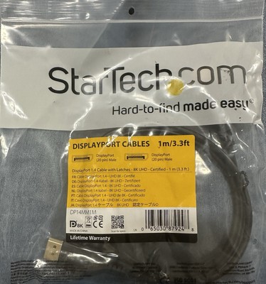 StarTech displayport cables 1m/3.3 ft- Display  port cable