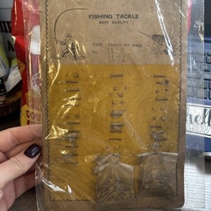 Vintage Fishing Tackle Best Quality Stainless Snap Swivels Board