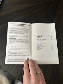 Sega Saturn Manual Only Independence Day W/Reg Card 