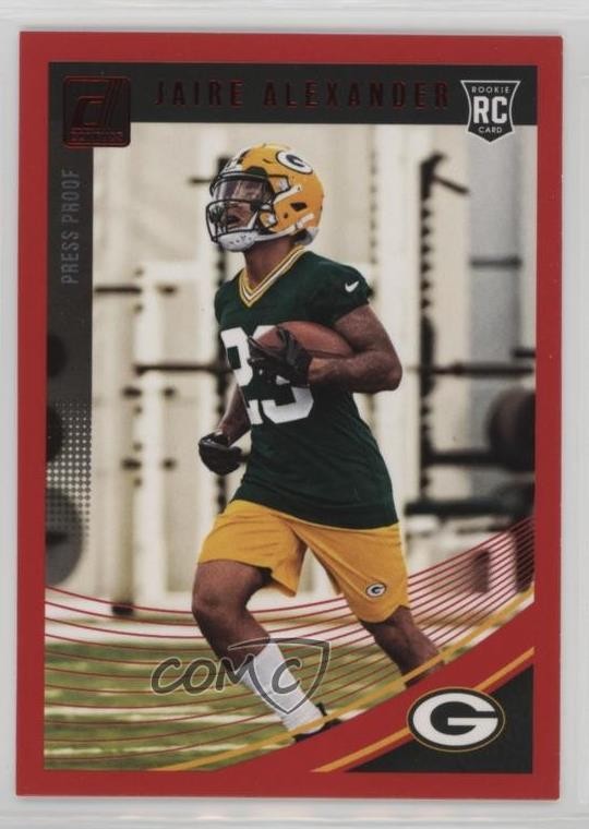 2018 Panini Donruss Rookie Press Proof Red Jaire Alexander #359 Rookie RC 1m1f