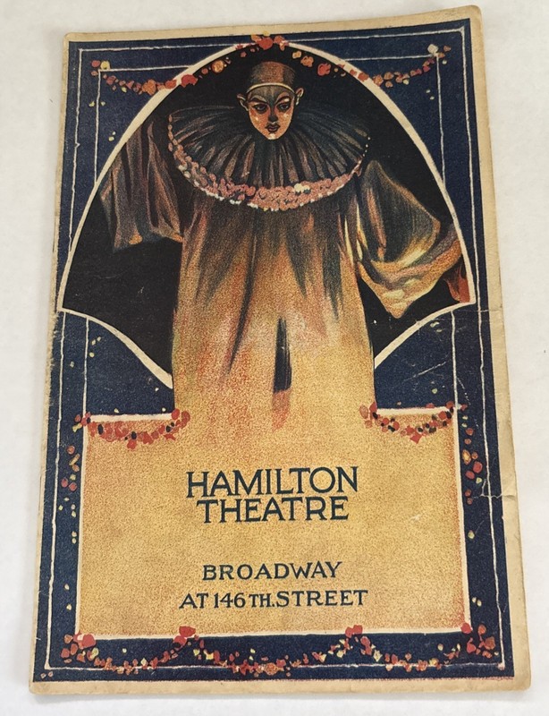 Ultra Rare 11/29/20 NYC Hamilton Theatre Program Starring Fay Marbe Vaudevillian