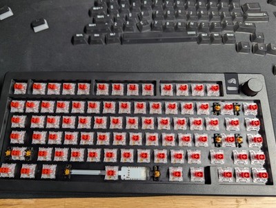 Glorious GMMK 3 He 75% Wired Hall-Effect Gaming Keyboard Extra Switches included