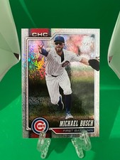 2026 Topps Series 1 Michael Busch Sandglitter Foil Chicago Cubs