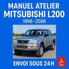 Manuel Atelier Mitsubishi L200 1996-2006 Revue Technique Français RTA CD PDF