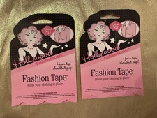 2 Hollywood Fashion Secrets Fashion Tape 18 Per Pack Clear Double Sided Strips