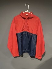 Vintage 70 s Red Adidas Pullover Thin Windbre...
