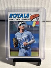 2026 Topps Heritage - Jac Caglianone RC #136 - Kansas City Royals Baseball Base
