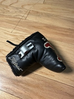 Scotty Cameron Red X Blade Putter Head Cover WITH DIVOT TOOL Great