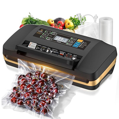 230W Automatic Vacuum Sealer Machine 85Kpa Double Pump Food Storage Liquid/Moist