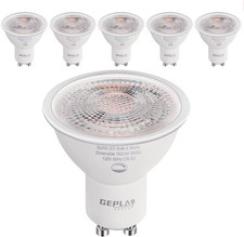 6-Pack GU10 LED Bulb Dimmable, 3000K Soft White GU10 Bulb Replacement for Track