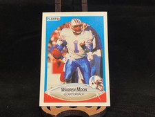 Warren Moon 1990 Fleer #133 Houston Oilers