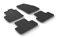 Passgenauer Gummimattensatz - Kompatibel Mit Land Rover Evoque 3D (04/11>09/18)