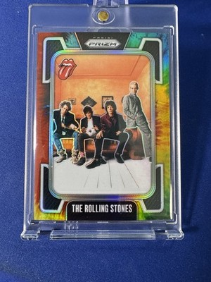 THE ROLLING STONES SSP 2025 Panini Prizm Tie Dye #/49  Full Band Jagger #34