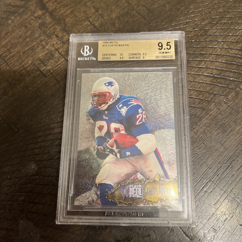1996 Fleer Metal Curtis Martin #74