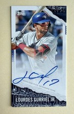Lourdes Gurriel Jr. 2020 Topps Rip Mini Autograph Auto Card /25 #RIPAU-LG