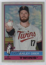 2025 Topps Heritage High Number SP Chrome Refractor Bailey Ober #448 2g8
