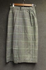 Vintage KORET Career Gray Pure Wool Pleated Skirt Union Made in USA Size 10
