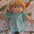1984 Cabbage Patch Jesmar Girl HM #1 In HTF  Early Ed. Ducky Dress With Buttons