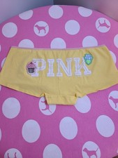 Rare VTG VS PINK Graphic Cotton Low Rise Boyshort Panty Size M
