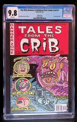 Itty Bitty Bunnies Rainbow Pixie Candy Land #1 Tales fr the Crib, CGC 9.8, 2015