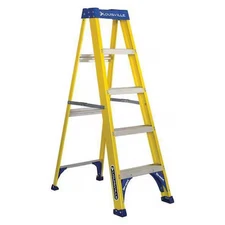 Louisville Fs2005 5 Ft Fiberglass Stepladder, 250 Lb Capacity